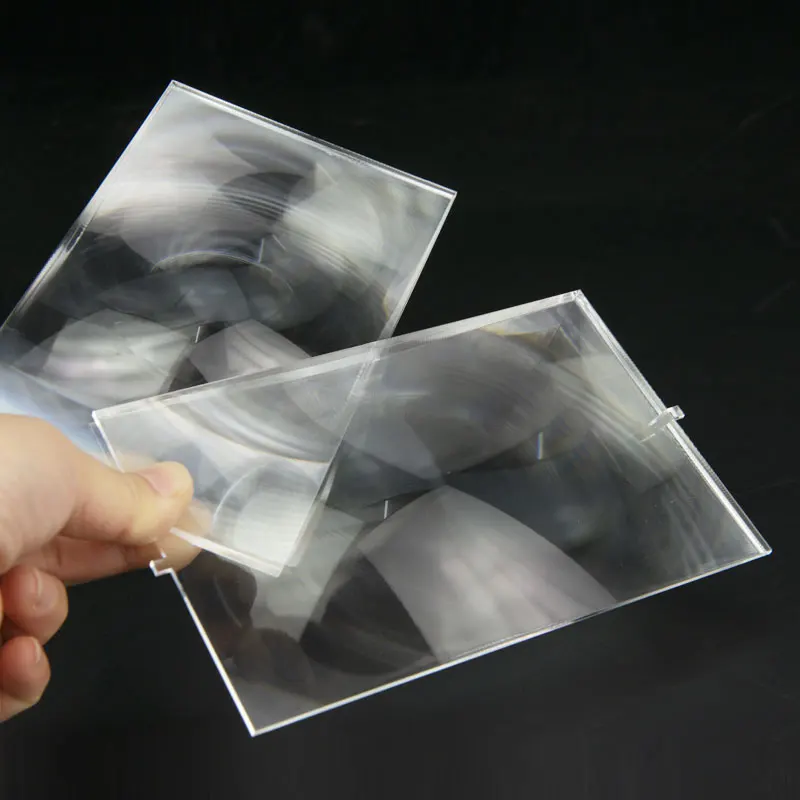 3.5inch ~ 7 Inch DIY Phone Projector Fresnel Lens Optical PMMA Thread Condensing Lenses  Focusing Lentes