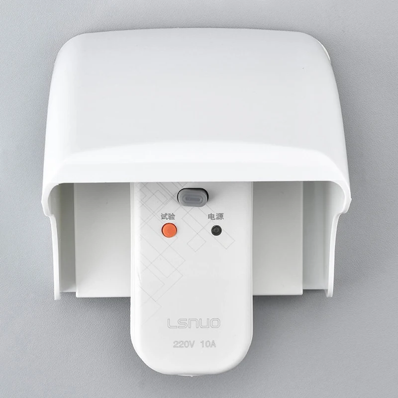 1PC 86 Tipo Rainproof Box Wall Light Switch Socket Protection Box Branco Plastic Outdoor Cover Waterproof Surface Box Socket