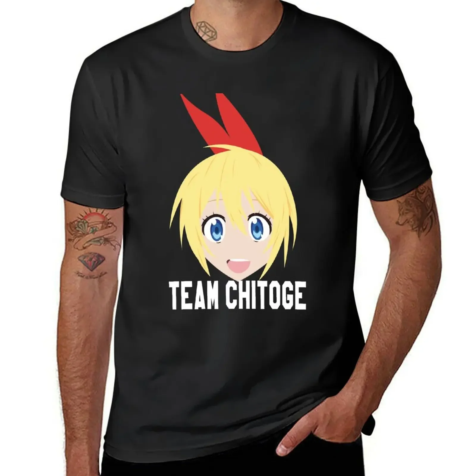 Team Chitoge - Nisekoi T-Shirt vintage t shirts boys whites vintage clothes vintage t shirt men