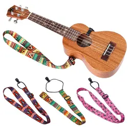 Adjustable Guitar Strap Ukulele Accessory Ethnic Style Polyester Guitar Belts Ukulele Strap Guitar