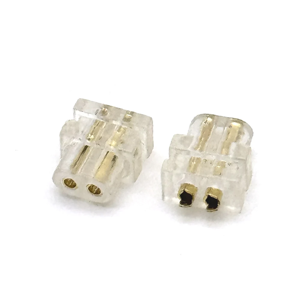 Conector hembra IEM de doble Pin para auriculares, accesorios de Cable de alta gama personalizados, 0,78mm, 2 pines, DIY