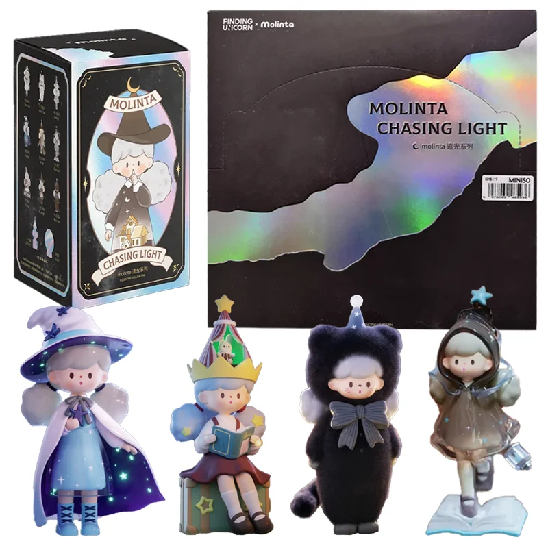 

Официальная подлинная серия Molinta Chasing Light, слепая коробка, модная фигурка, Коллекционная модель, загадочная коробка, игрушки, подарки на день рождения