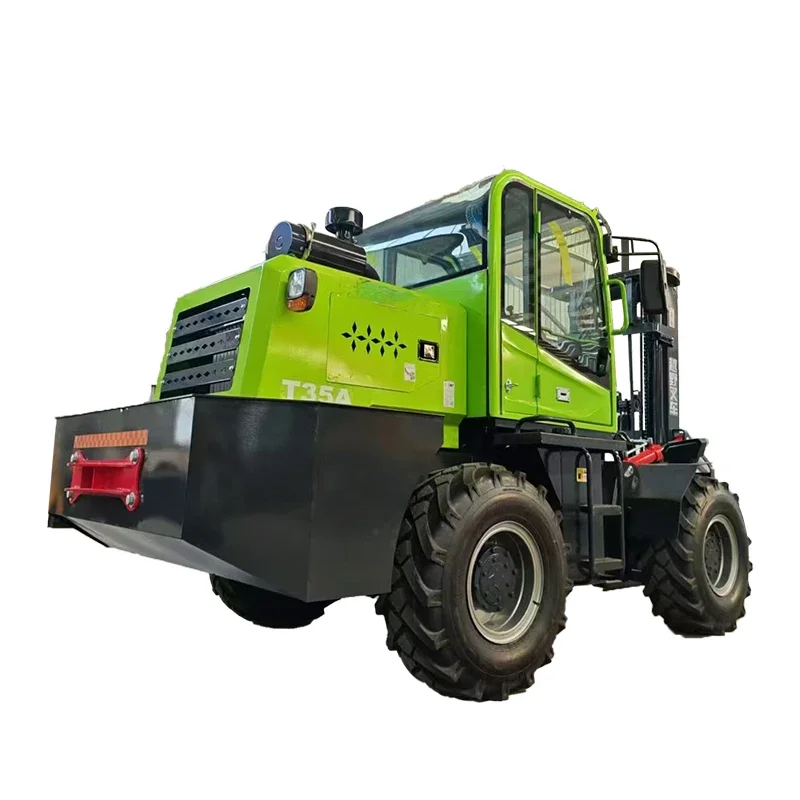 # Factory Large Four-Wheel Drive Off-Road Forklift 3.5ton 4x4 Diesel Forklift #