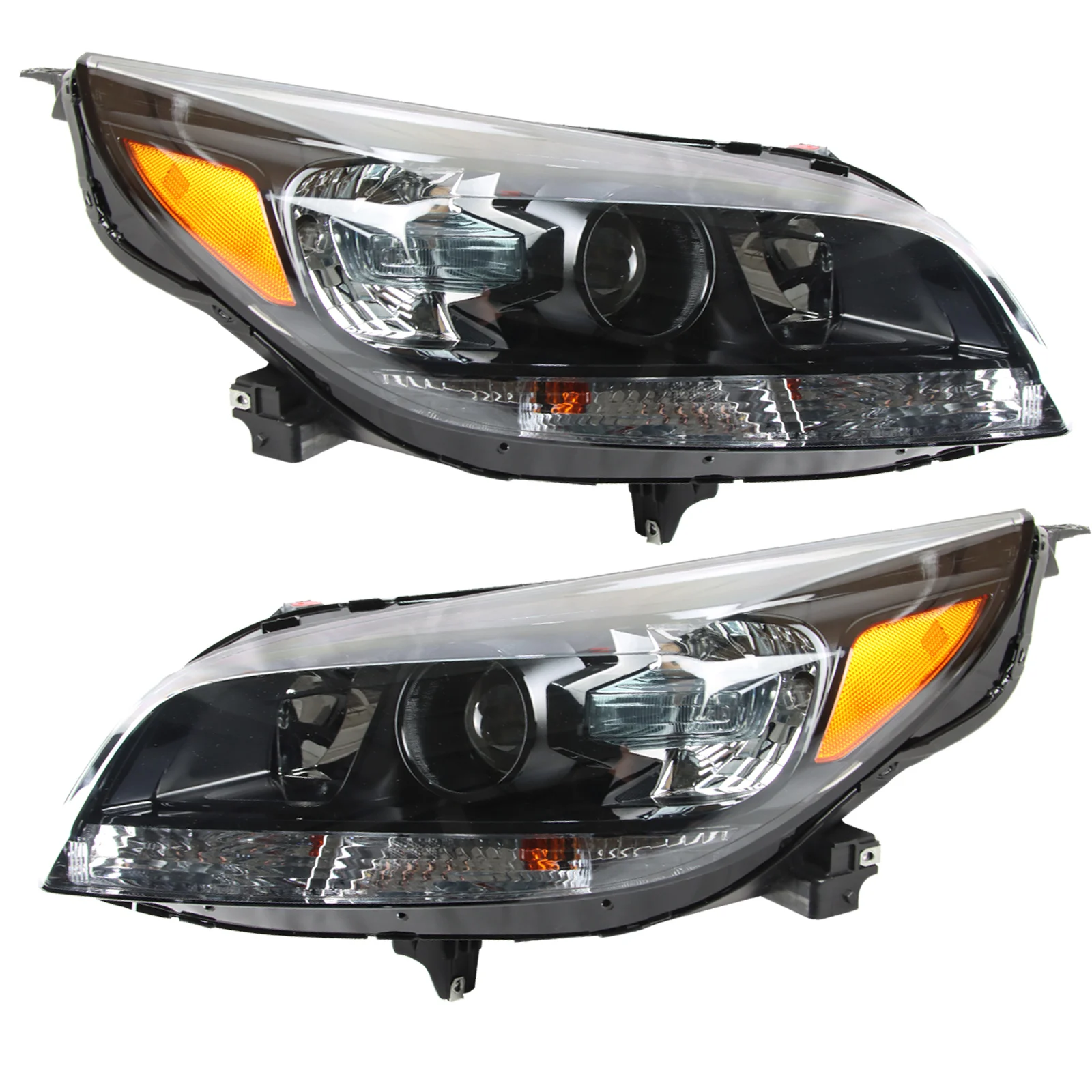 Headlight for 2013-2016 Chevrolet Malibu Limited,Clear Lens, 1 Pair Headlamps