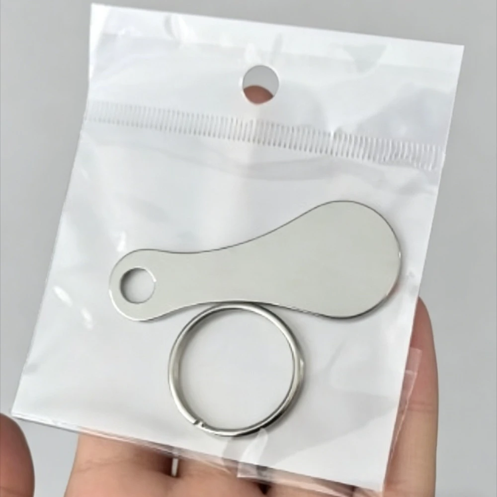 1/2 Stück Einkaufswagenchip Schlüsselanhänger Münzhalter für Supermarkt Einkaufswagen Metallring zum Entriegeln von Einkaufswagen – Detail 6