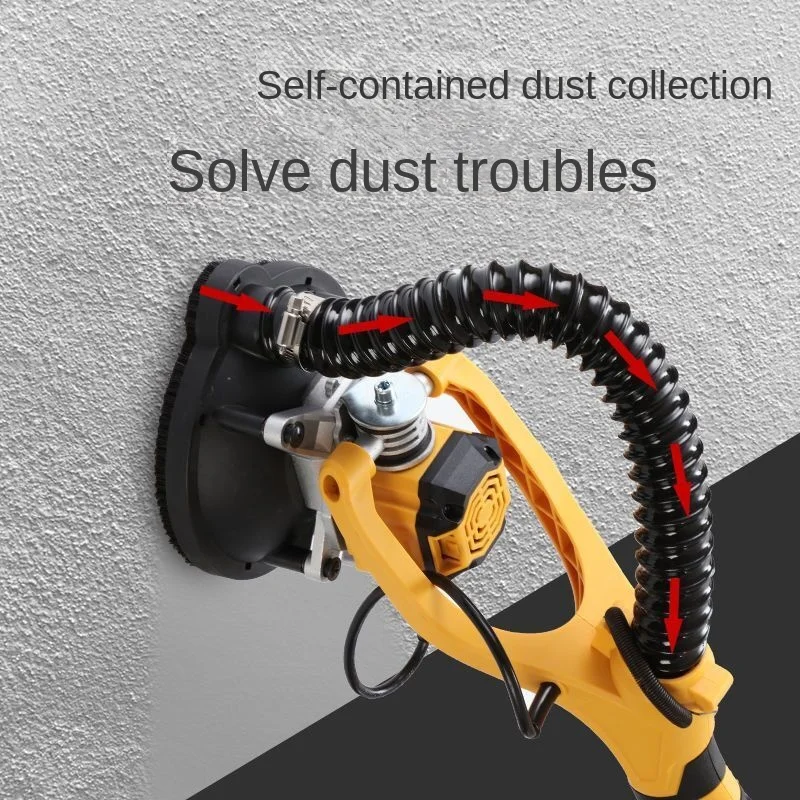 818003 Useful Brushless Wall Mill Rough Planer 1980W 2.2M Rod Self-Priming Dust Removal Grinding Polishing Machine