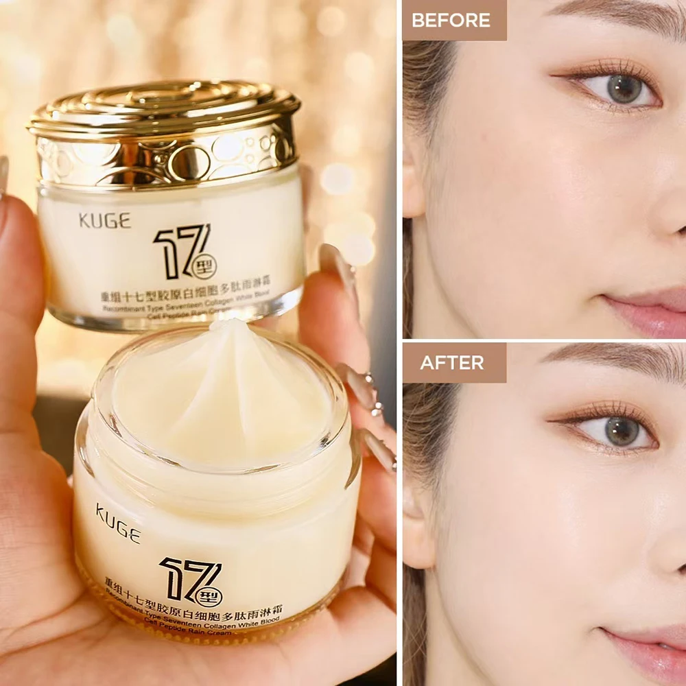 

Recombinant Seventeen Type Collagen Cell Peptide Rain Cream Уменьшает тонкие линии Крем для лица Подтягивает контуры лица Корея Уход за кожей