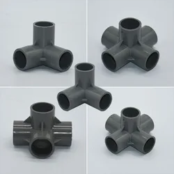 20/25/32mm PVC Stecker 3/4/5-weise Drei-Dimensional DN15/20/25/40 wasser Versorgung Rohr Fittings Koppler Kunststoff