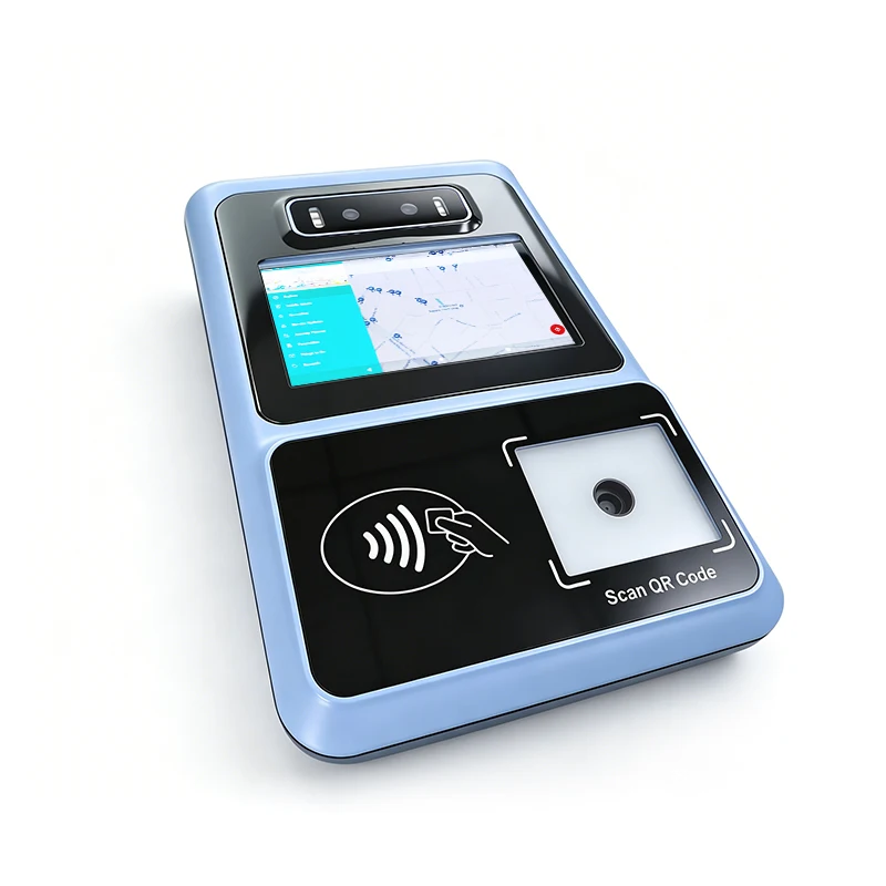 Open Loop Payment System Bus Validator 4G Nfc Qr Code Reader Pos Terminal For Bus Fare Collection