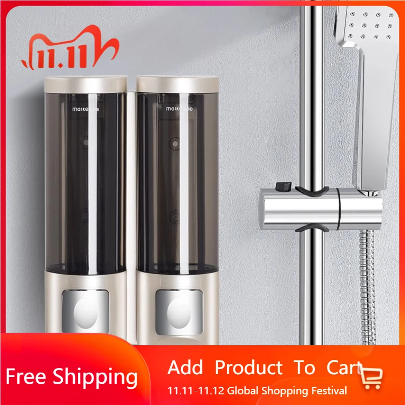 

Bathroom Wall Mounted Soap Dispensers Accessories Designer Wall Mount Quality Soap Dispensers Simple Modern Jabonera Furniture