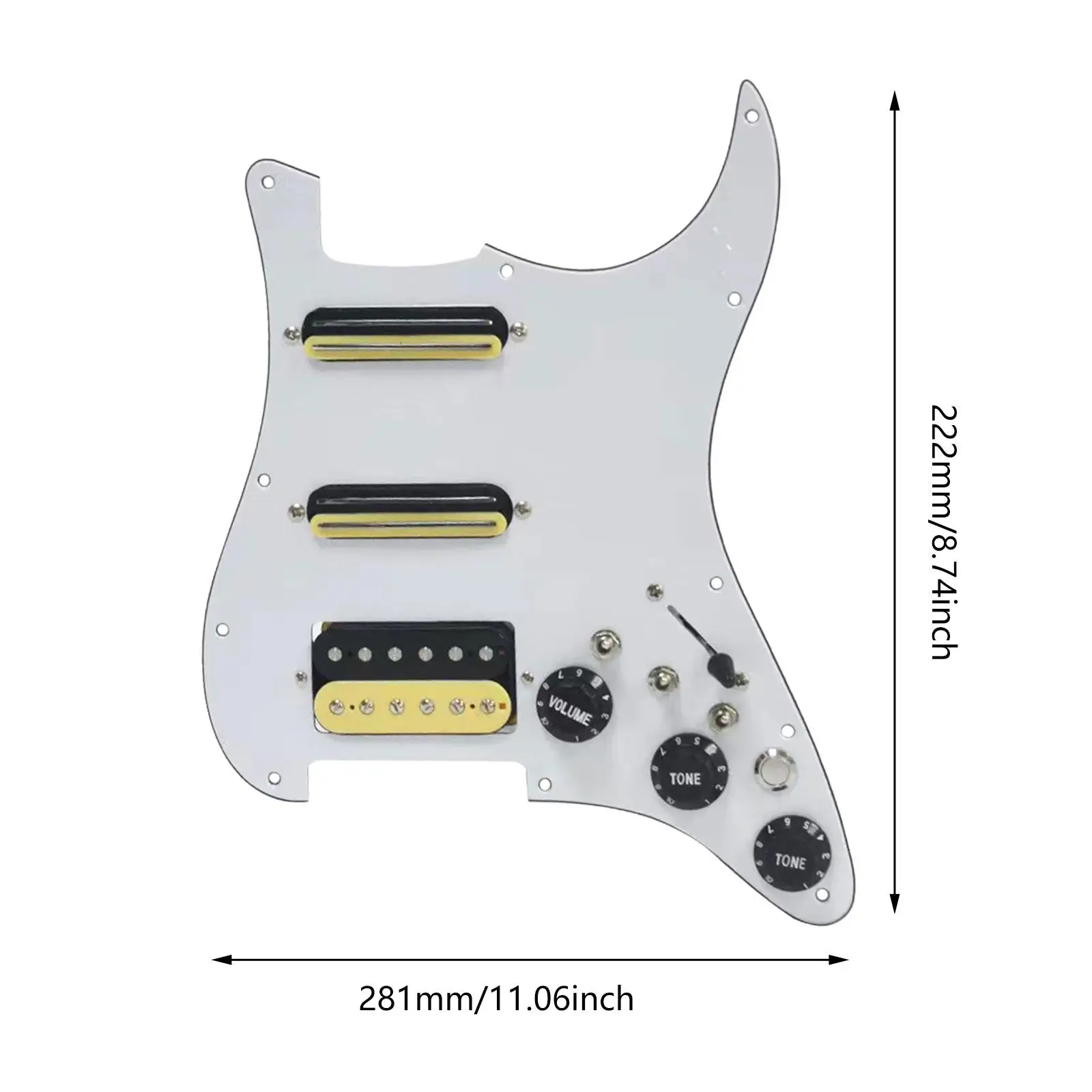 Pickguard caricato per chitarra Pickup singolo per chitarra elettrica per chitarre elettriche