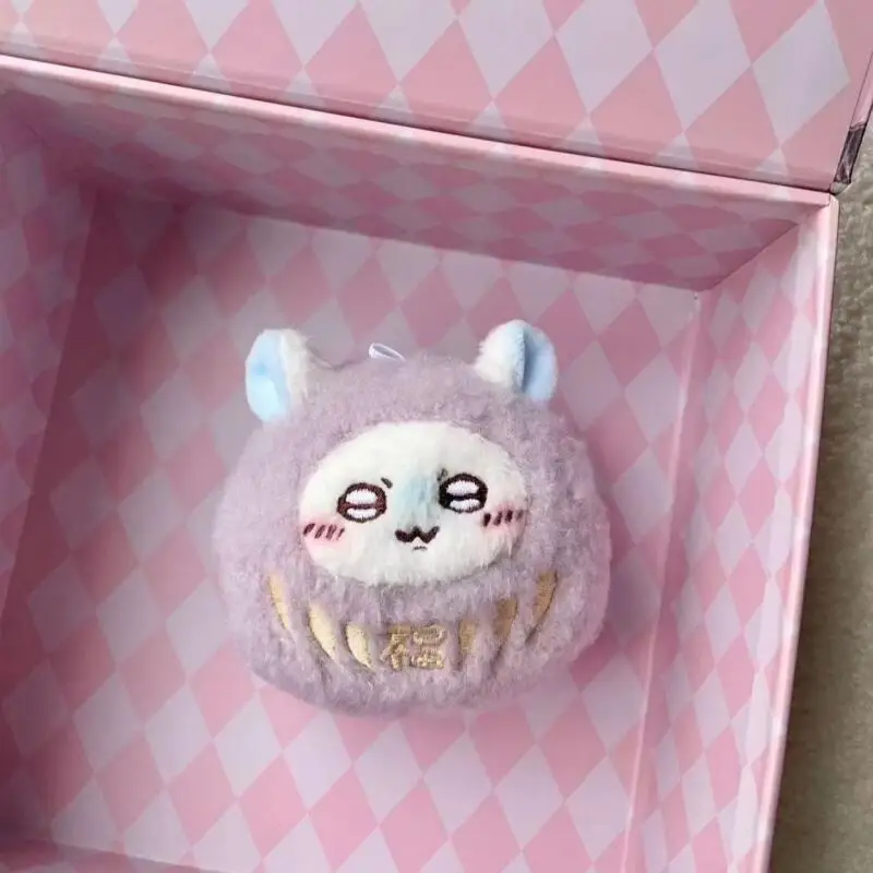 

Милый мультфильм Kawaii круглый и пушистый мех Chiikawa Momonga плюшевая кукла брелок сумка кулон игрушка в подарок