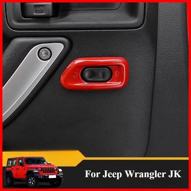 

Накладка на кнопку замка двери и консольную панель для Jeep Wrangler JK: Аксессуары для интерьера, модификация кнопки замка двери