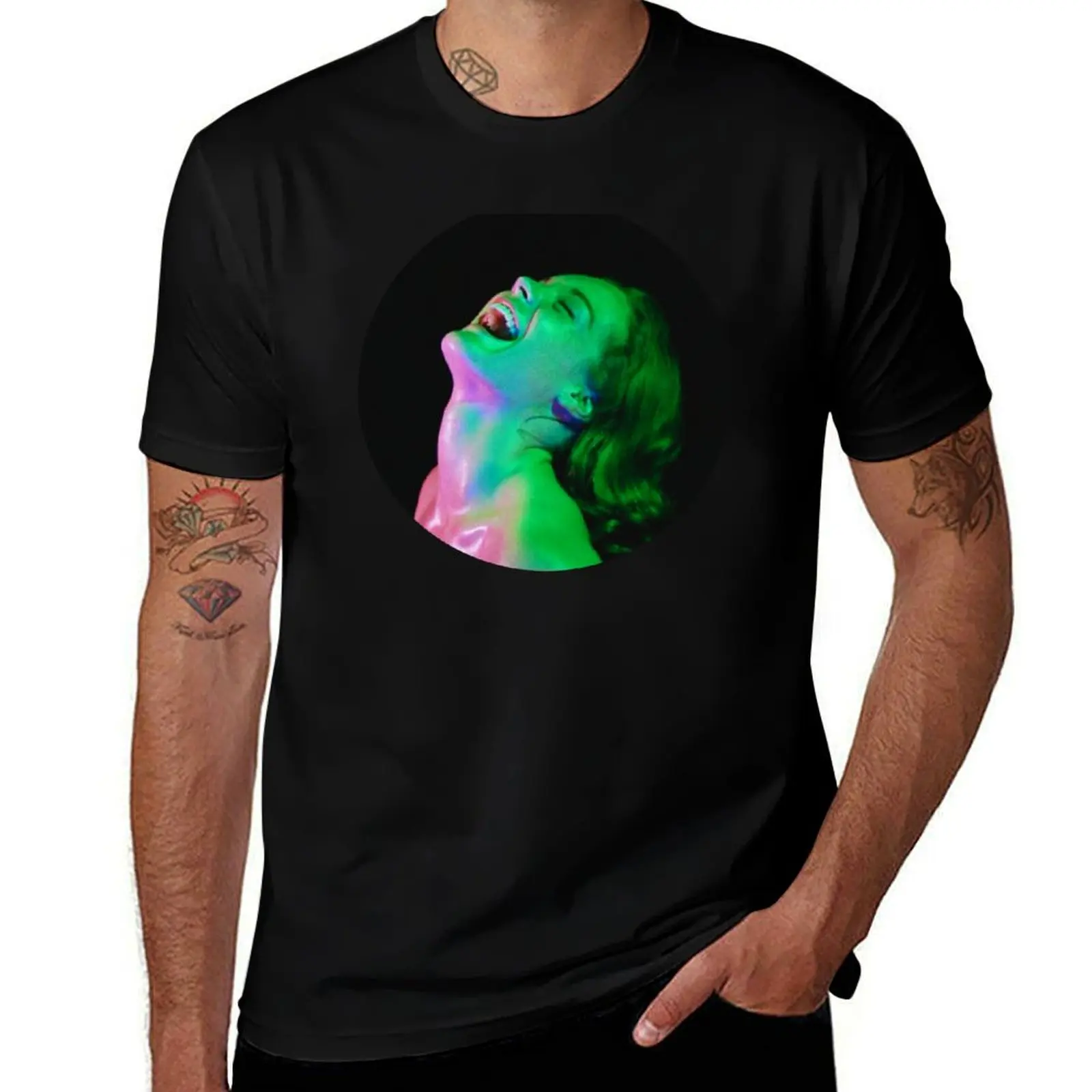 Romy Schneider in Inferno T-Shirt Non-Shrink Basic Cotton T-Shirt