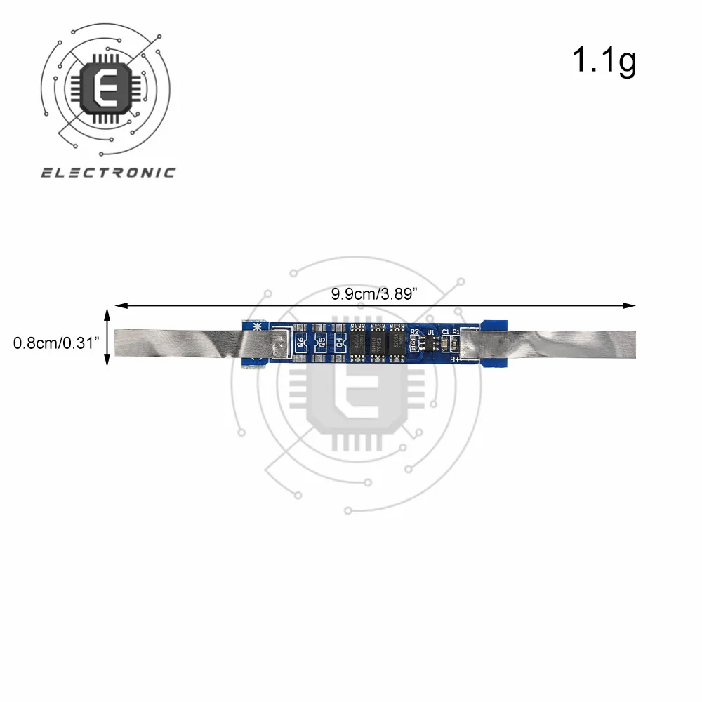 1S 3,7 V 4.5A 6A 9A li-ion BMS PCM Placa de protección de batería PCM para batería de iones de litio 18650