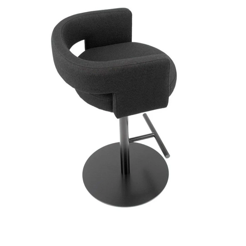 Chaise de bar ergonomique et confortable, chaise de bar design nordique, réglable en hauteur, vintage, pour maquillage, Taburete Alto, mobilier d'hôtel