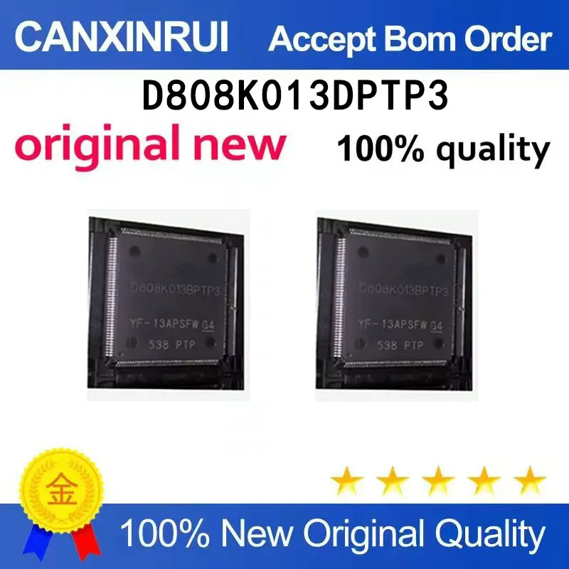 (5pcs-100pcs）New D808K013DPTP3 D808K013DPTP4 D808K013DPTP5 QFP208 chip