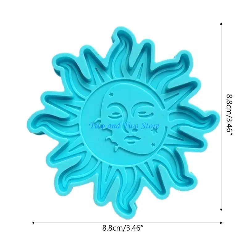 HX6F Resin Silicone Molds Sun Moon Epoxy Molds Resin Casting Molds - view 5