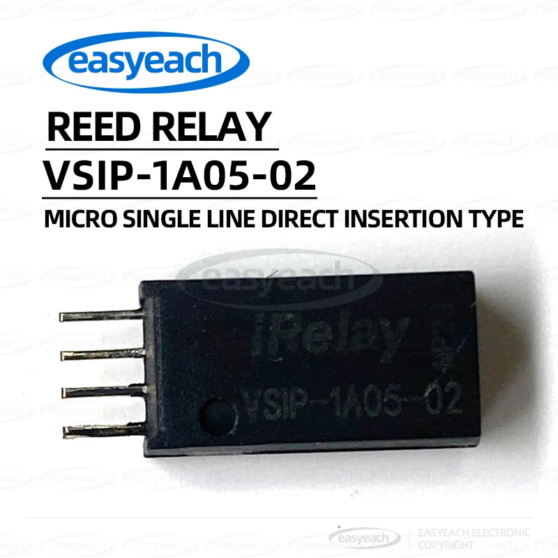 VSIP-1A05-02 reed switch relay small high insulation single column direct insertion relay