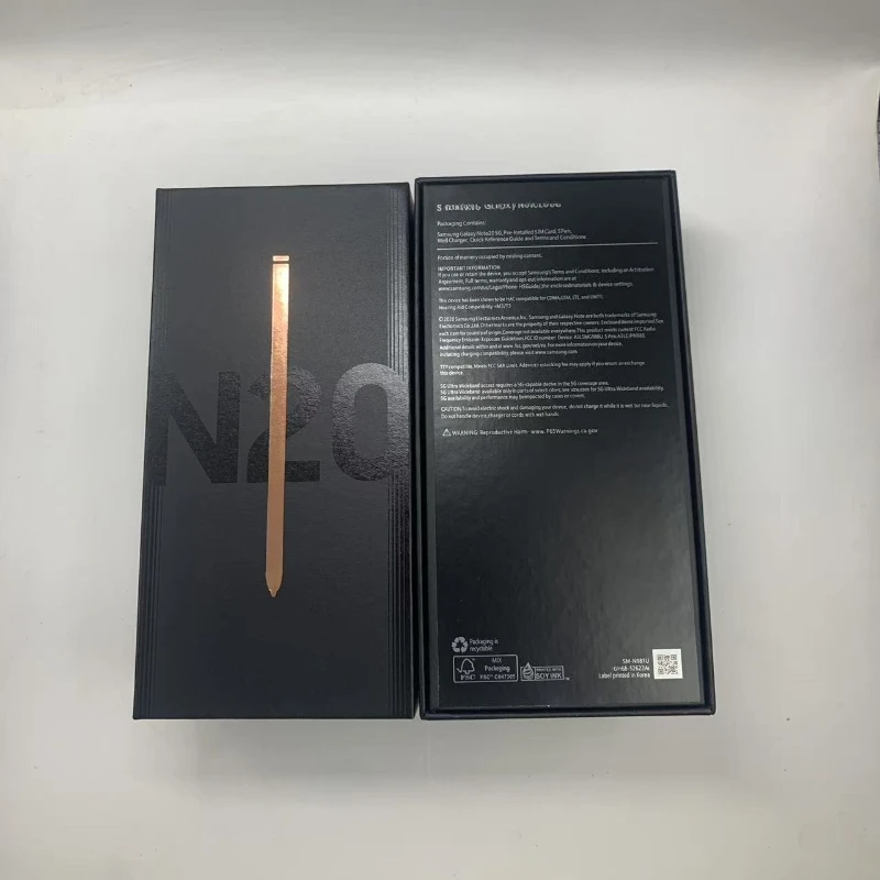 صندوق تعبئة الهاتف الفارغ الجديد لهاتف Samsung Galaxy Note20 Note20 5G مع دليل المستخدم #4