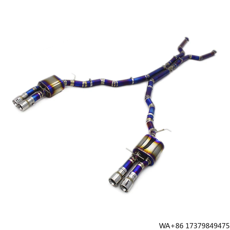 

OEM Titanium Catback Muffler Exhaust Pipes for BMW M6 E63 V10 5.0L 2006-2010 Valvetronic Auto Exhaust Part