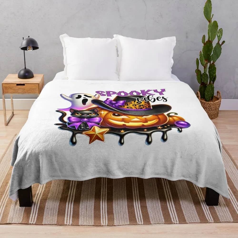 

Spooky Season 13 Throw Blanket Giant Sofa Cute Thermals For Travel Blankets