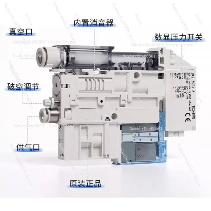 ​​Vacuum Generator ZK2A10K5AL Series 06 08 07 15 Port ALA C E HL Model​​