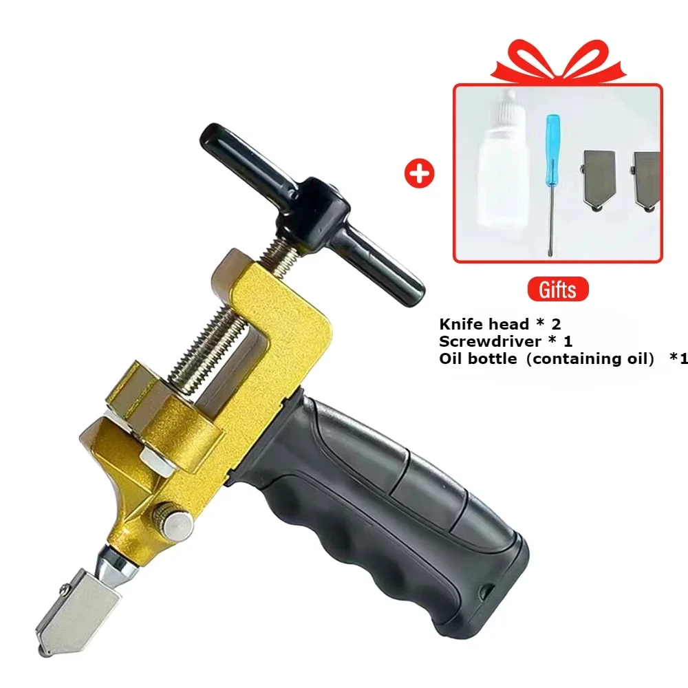 

High Quality 2 in 1 Diamond Tile Glass Cutter Professional Ceramic and Porcelain Cutting Manual Multifunction Hand Tool Home DIY