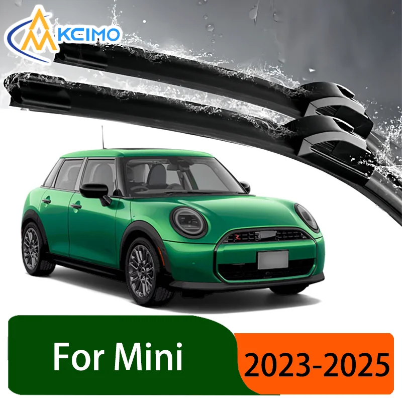 

Silent Black Front Wiper Blades Set for Mini Cooper E SE J01 2023-2025 2024 Auto Windscreen Windshield Window Wiper Accessories