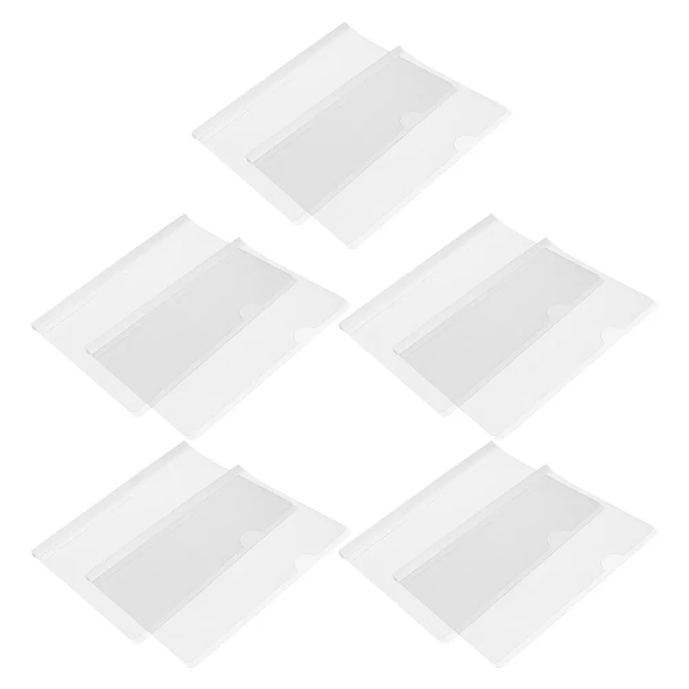 

10 шт., слайд-переплетчики для обложек отчетов, прочные пластиковые зажимы для слайдов, большая емкость, слайд-переплеты для книг, B5, органайзер для документов