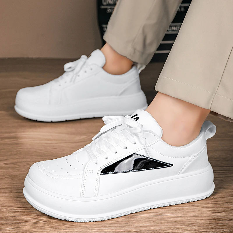 2026Minimalist Fashion Men's Shoes, Sports Shoes, Leather Material, Wide Toe Design, Comfortable Men's Shoes