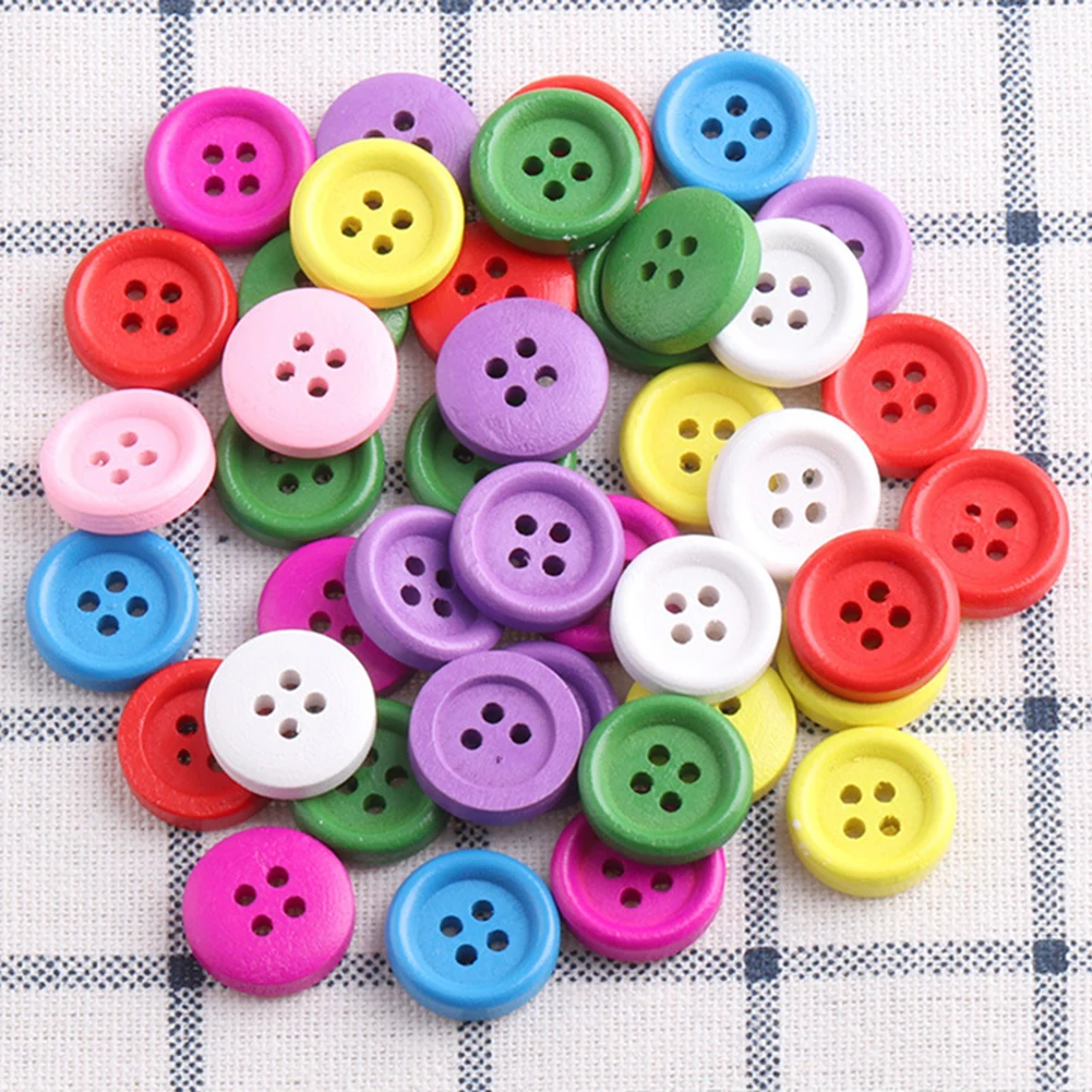 10Pcs Size Round Resin Sewing Buttons For Craft Round Sewing Buttons Scrapbook DIY Home Decoration Accessories