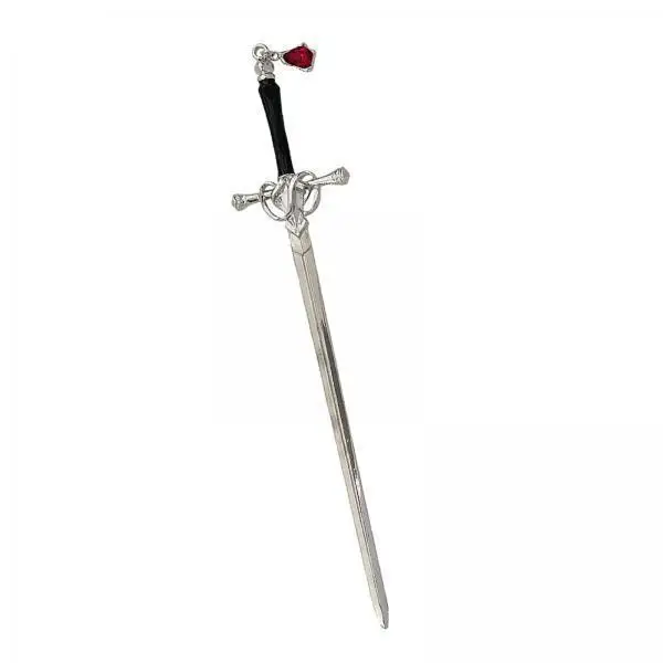 2PCS Sword Shape Metal Women Hair Pins Hair Sticks Barrettes Hair BunHolder