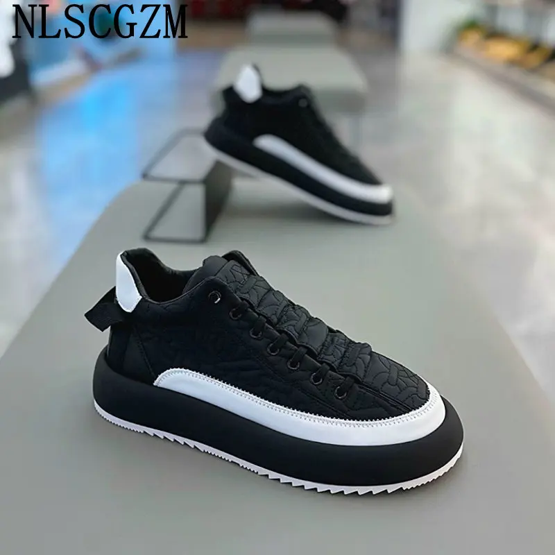 Leather Shoes for Men Luxury Sneakers Casual Shoes for Men Fashion Shoes Men Italiano Casuales Office 2024 Zapatillas De Hombre