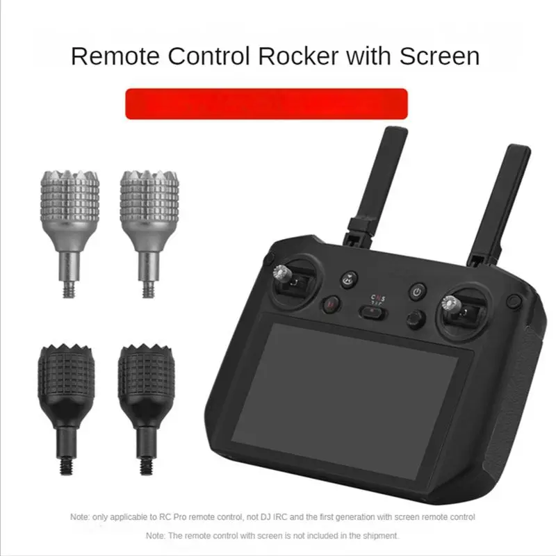 A20T 1 Pair Copper Thumb Joystick for DJI RC Pro Remote Controller with Screen Black Drone Accessories