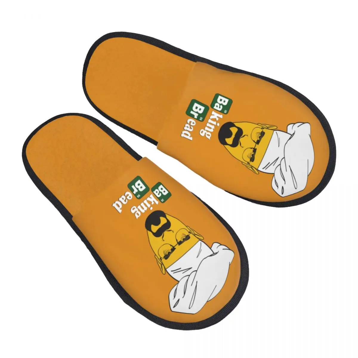 Custom Humor Breaking Bad Walter White Cook Guest Slippers for Hotel Women House Slipper