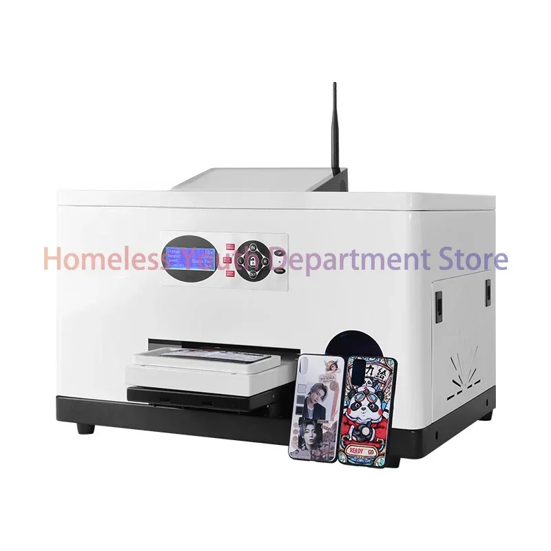 UV Flatbed Printer Phone Case Acrylic PVC Plate Logo Pattern Custom Relief Printing Machine Clothing Printing Machine