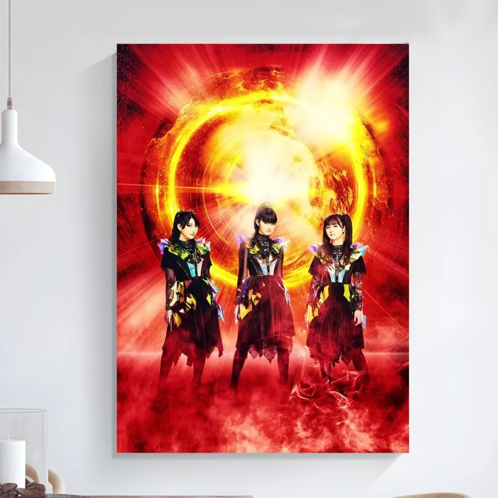 Babymetal Japanese Rock Band  Poster Art Self-adhesive Small Poster HD Quality Poster Wall Art Painting Study Wall Decoration