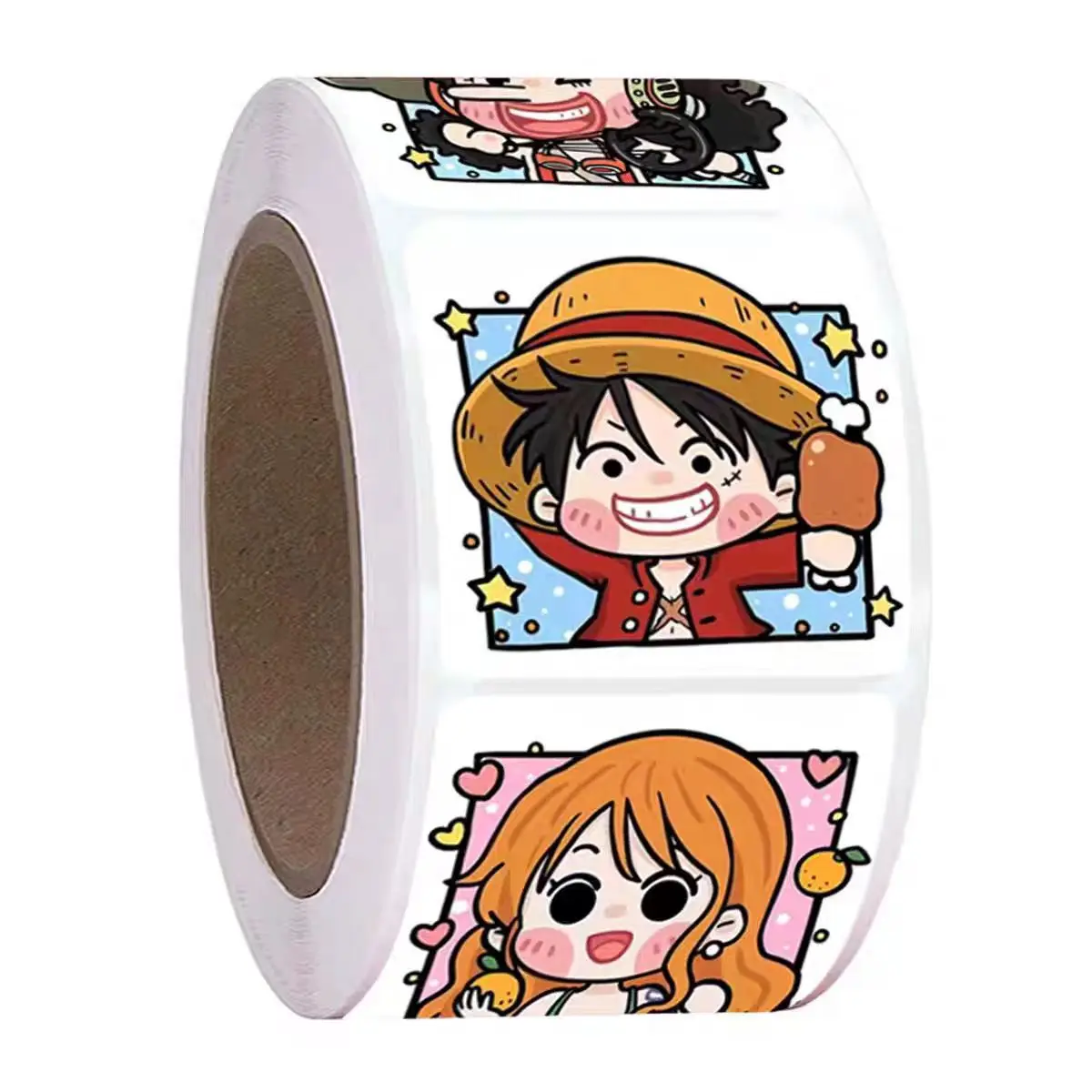 500Pcs/Set Stickers Naruto and One Piece Cartoon Stickers Cute Kids Stationery School Teacher Supplies Reward Sticker Toy Gift