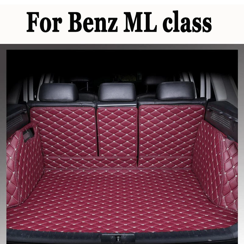 Car trunk mat for Benz ML class W164 2008 2009 2010 2011 cargo liner carpet interior accessories cover