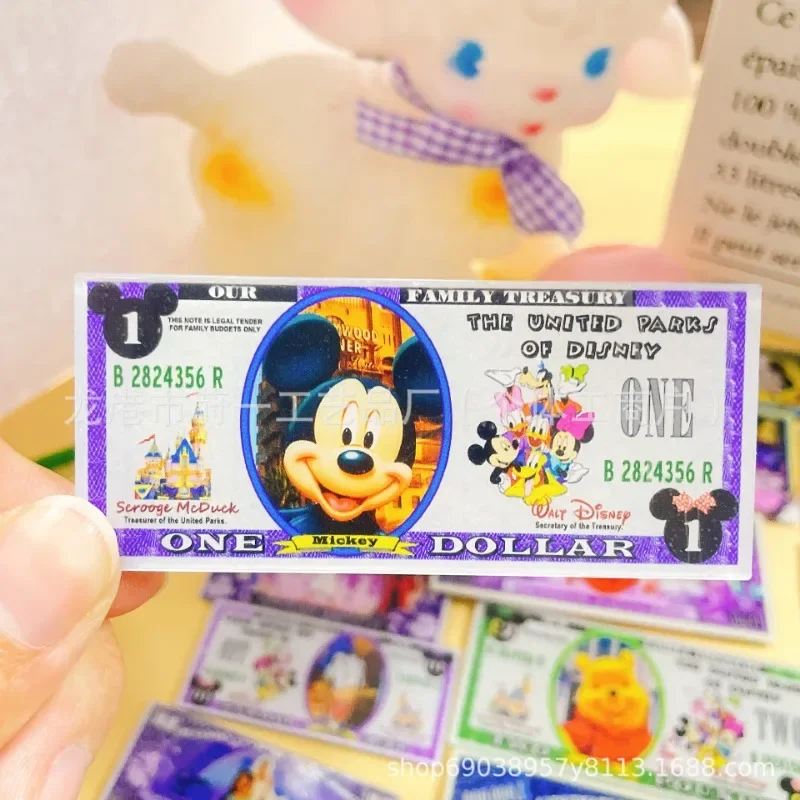 

Disney Princess Banknote Acrylic Piece Wholesale Handmade DIY Patch Keychain Brooch Refrigerator Magnet Material Mickey Minnie