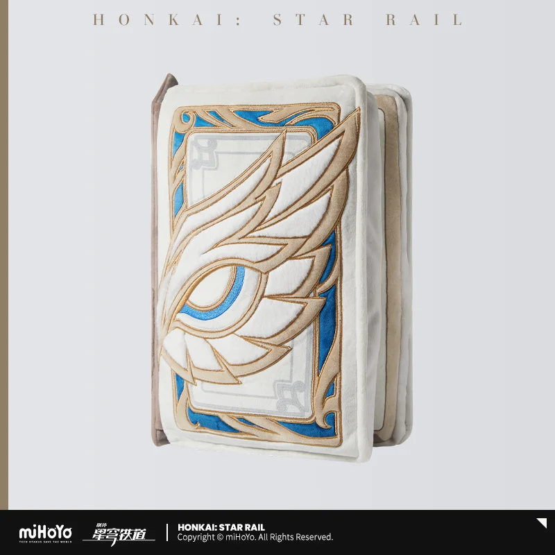In Presale Game Honkai Star Rail Official Merch miHoYo Original Dr. Ratio Book Pillow Cushion Mascot Xmas Gift