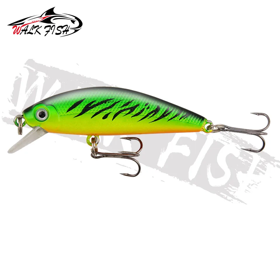 WALK FISH 1PCS Minnow Fishing Lure 6.6cm 9.5g Sinking Hard Wobbler Bait Crankbait Carp Striped Bass Pesca Fishing SwimBait