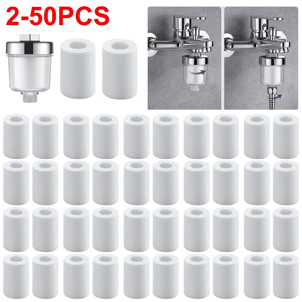 

2-50PCSWater Outlet Purifier Kits Universal Faucet Kitchen Bathroom Shower Household PP Cotton High Density