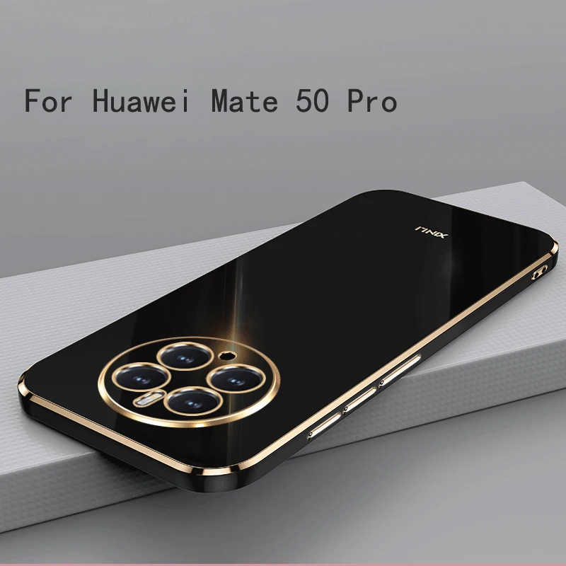 

For Huawei Mate 50 Pro Case High Quality Cover For Huawei Mate 50 Pro Tpu Cover Anti-fingerprint Camera Protection