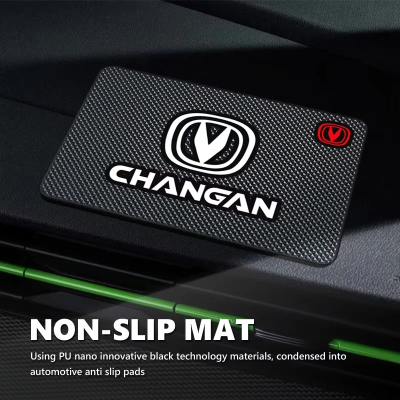 Car Dashboard Storage Anti‑Slip Pad Soft Non‑Skid Dash Mat For Changan CS75 PLUS CS55 PLUS EADO CS35 Alsvin UNI‑T UNI‑K UNI‑V