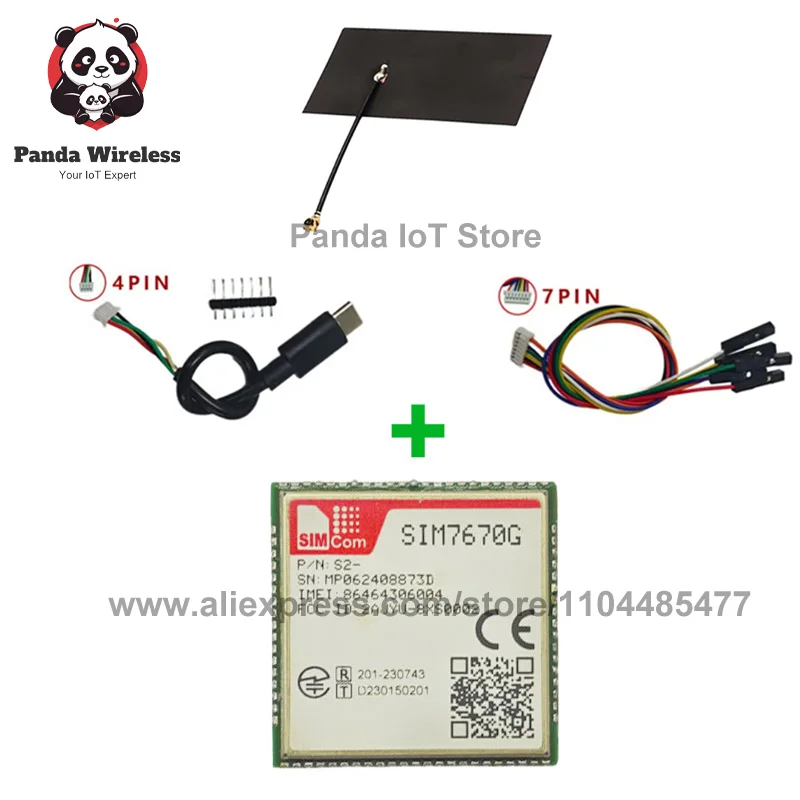 لوحة SIMcom MNGV LNGV SIM7670G SIM7670NA SIM7670E SIM7672G SIM7672NA SIM7672E تدعم البيانات + GNSS (اختياري) بدون صوت