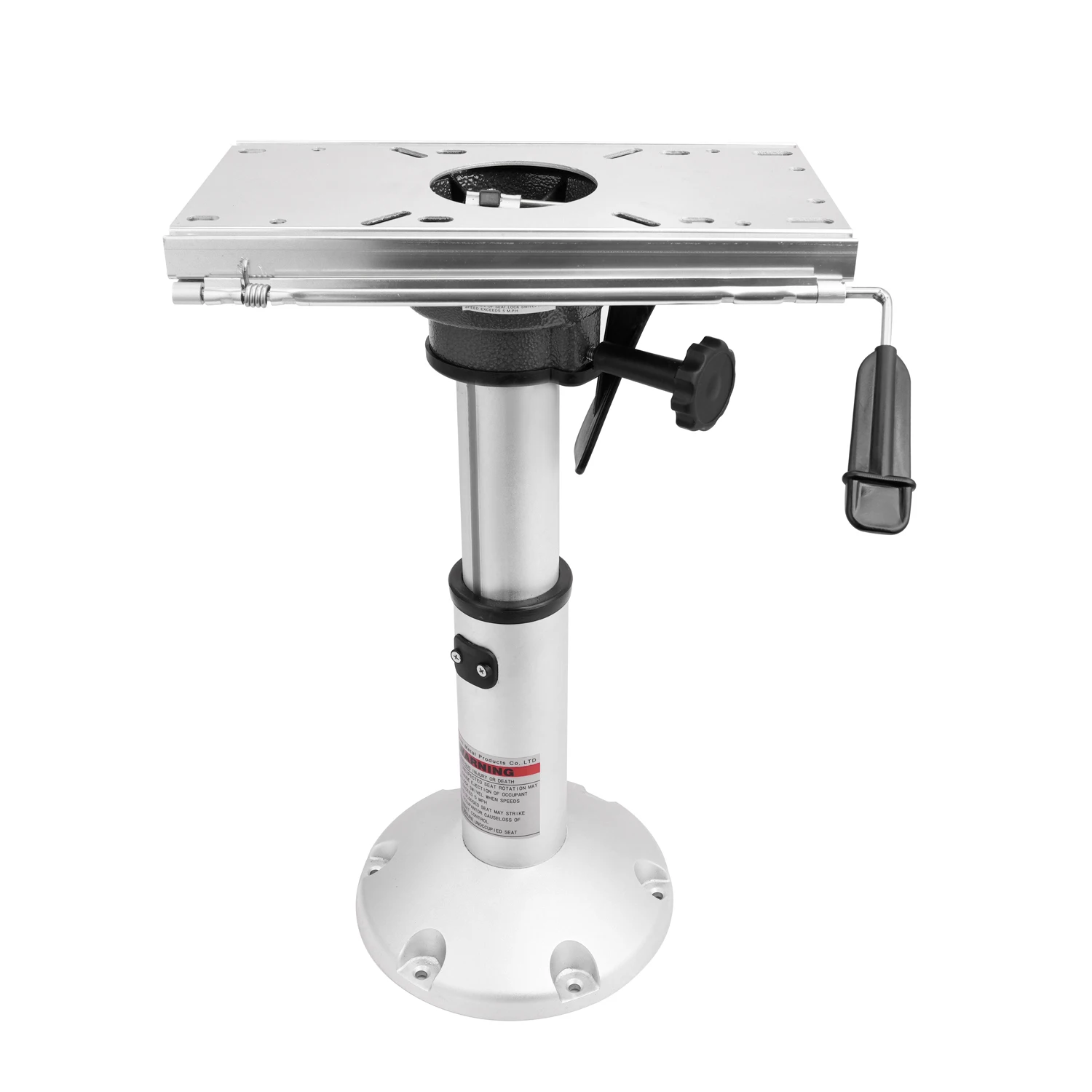 Wholesale Aluminium Adjustable Pedestal for Boat Seat Air Rise Boat Seat Pedestal 14.5
