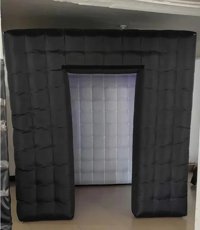 

Inflatable Photo Booth Cube Tent 360 Photo Booth Enclosure With led for Events Decoration