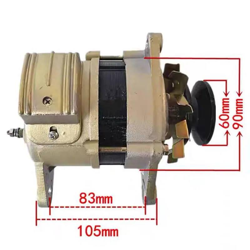New high-power small generator 8 permanent magnet brushless constant voltage household pure copper wire core with lamp lighting